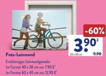 Aldi Süd Foto-leinwand Angebot