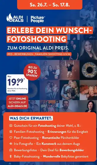 Aldi Süd Picture people fotoshooting gutschein Angebot