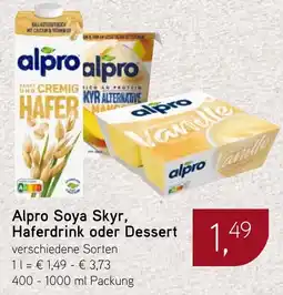 Dornseifer Alpro Soya Skyr, Haferdrink oder Dessert Angebot
