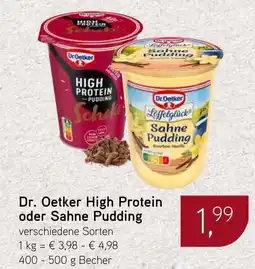Dornseifer Dr. Oetker High Protein oder Sahne Pudding Angebot
