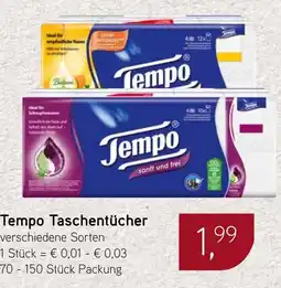 Dornseifer Tempo Taschentücher Angebot