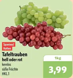 Aktiv Irma Tafeltrauben hell oder rot Angebot