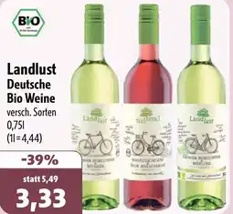 Aktiv Irma Landlust Deutsche Bio Weine Angebot