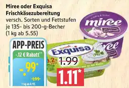 Marktkauf Miree oder Exquisa Frischkäsezubereitung Angebot