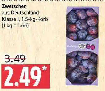 Marktkauf Zwetschen Angebot