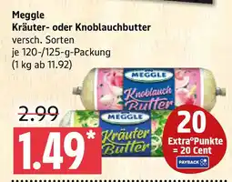 Marktkauf Meggle Kräuter- oder Knoblauchbutter Angebot