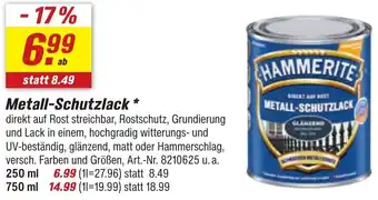 toom Baumarkt HAMMERITE Metall-Schutzlack Angebot