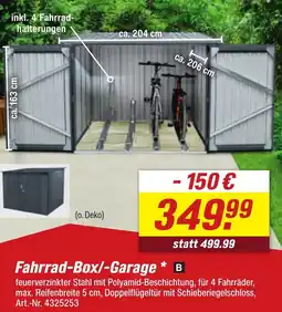 toom Baumarkt Fahrrad-Box/-Garage Angebot
