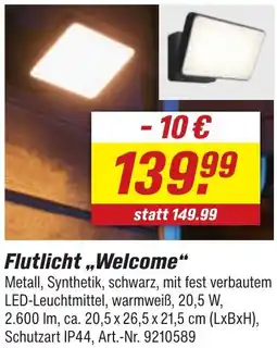 toom Baumarkt PHILIPS Flutlicht ,,Welcome" Angebot