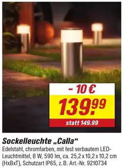 toom Baumarkt PHILIPS Sockelleuchte „Calla" Angebot