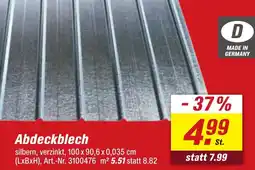 toom Baumarkt Abdeckblech Angebot