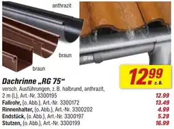 toom Baumarkt Dachrinne ,,RG 75" Angebot