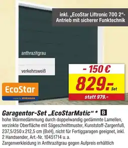 toom Baumarkt Garagentor-Set ,,EcoStarMatic" Angebot