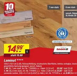toom Baumarkt Laminat Angebot