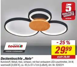 toom Baumarkt Deckenleuchte ,,Nele" Angebot