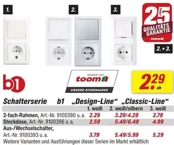 toom Baumarkt b1 Schalterserie Angebot