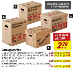 toom Baumarkt Umzugskarton Angebot
