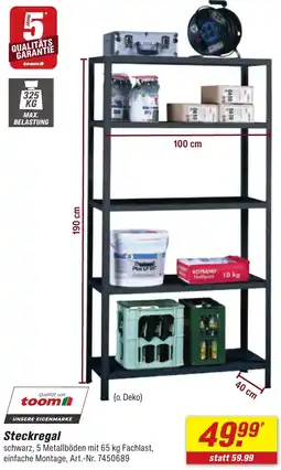 toom Baumarkt Steckregal Angebot