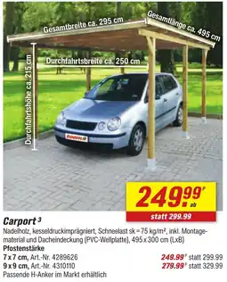 toom Baumarkt Carport Angebot