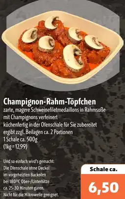 Aktiv Irma Champignon-Rahm-Töpfchen Angebot