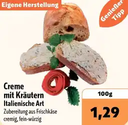 Aktiv Irma Creme mit Kräutern Italienische Art Angebot