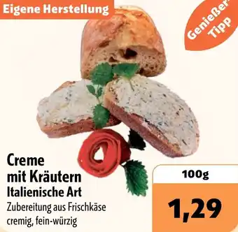Aktiv Irma Creme mit Kräutern Italienische Art Angebot