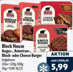 Aktiv Irma Block House Angus-, American-, Block- oder Cheese Burger Angebot