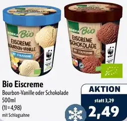 Aktiv Irma EDEKA Bio Eiscreme Angebot