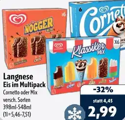 Aktiv Irma Langnese Eis im Multipack Angebot