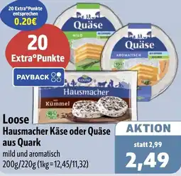 Aktiv Irma Loose Hausmacher Käse oder Quäse aus Quark Angebot