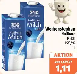 Aktiv Irma Weihenstephan Haltbare Milch Angebot