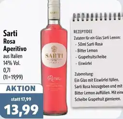 Aktiv Irma Sarti Rosa Aperitivo Angebot