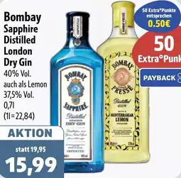 Aktiv Irma Bombay Sapphire Distilled London Dry Gin Angebot