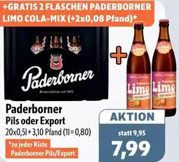 Aktiv Irma Paderborner Pils oder Export Angebot