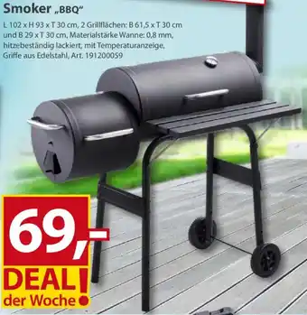 Sonderpreis Baumarkt Smoker „BBQ" Angebot