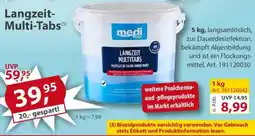 Sonderpreis Baumarkt Medi Pool Langzeit Multi-Tabs Angebot