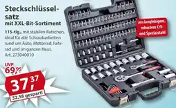 Sonderpreis Baumarkt Steckschlüsselsatz mit XXL-Bit-Sortiment Angebot