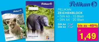 KODi Pelikan zeichenblock Angebot