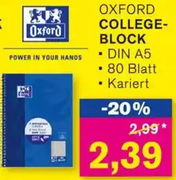 KODi Oxford collegeblock Angebot