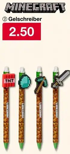 Woolworth MINECRAFT Gelschreiber Angebot