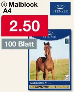 Woolworth STENZER Malblock A4 Angebot
