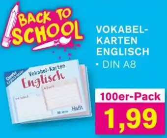 KODi Vokabelkarten englisch Angebot