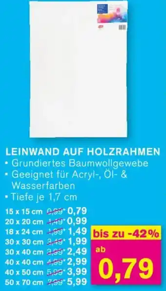KODi Leinwand auf holzrahmen Angebot