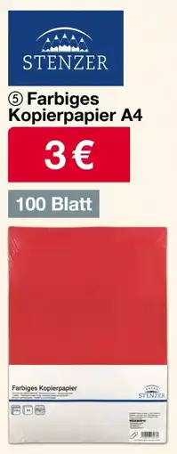Woolworth STENZER Farbiges Kopierpapier A4 Angebot