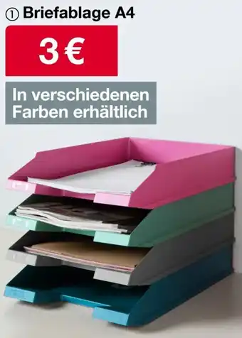 Woolworth Briefablage A4 Angebot