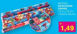 KODi Marvel geschenkpapier Angebot