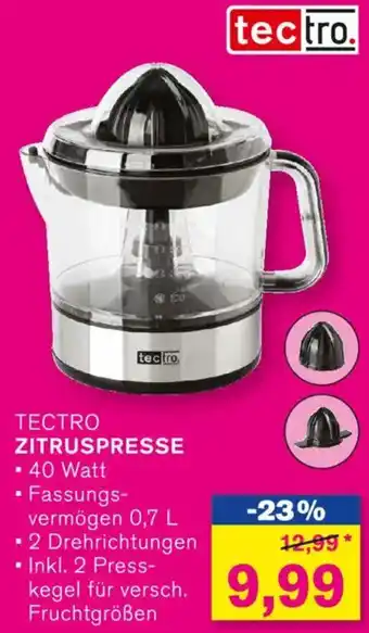 KODi Tectro zitruspresse Angebot
