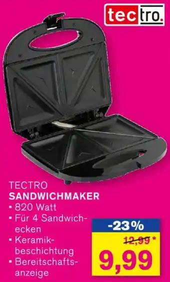 KODi Tectro sandwichmaker Angebot