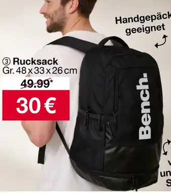 Woolworth Bench Rucksack Angebot