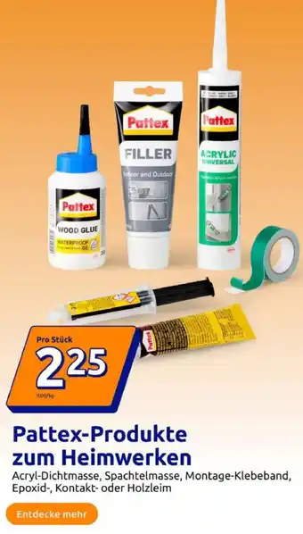 Action Pattex-Produkte zum Heimwerken Angebot